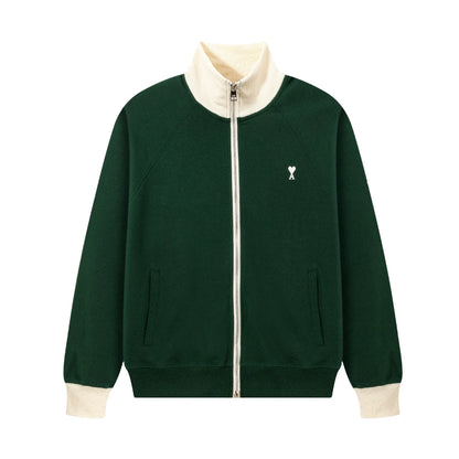 AMI  Two-way zip-up sweatshirt cardigan