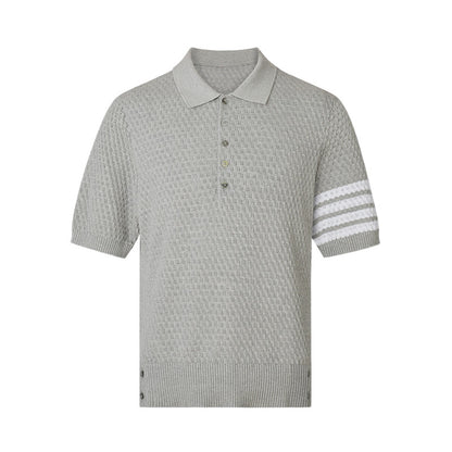 2025  Knitted Polo Shirt