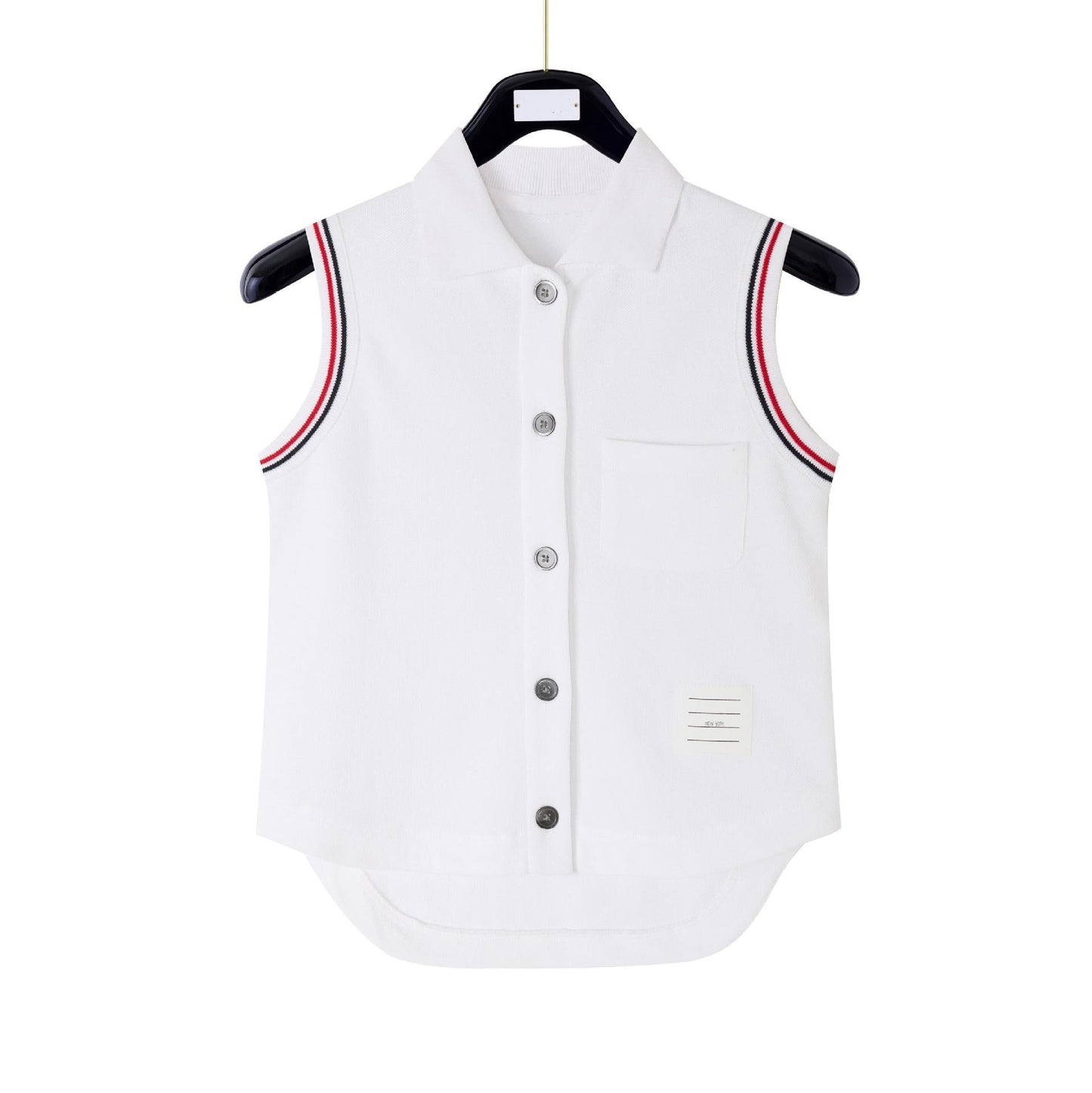 New Sleeveless Lapel Cardigan Vest