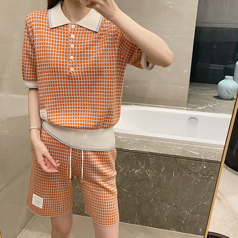plaid T-shirt