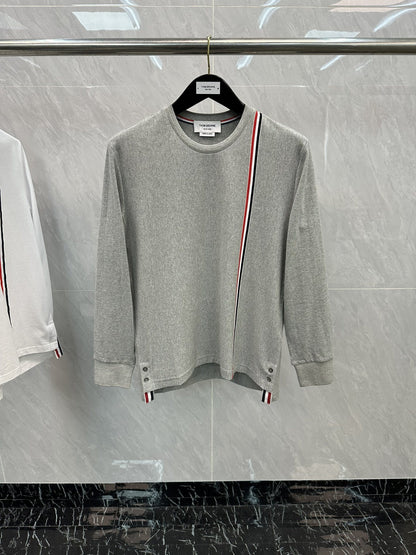 cotton long-sleeved T-shirt