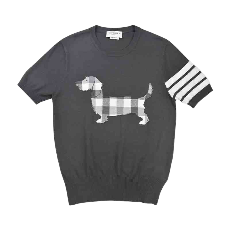 2025  puppy knitted T-shirt