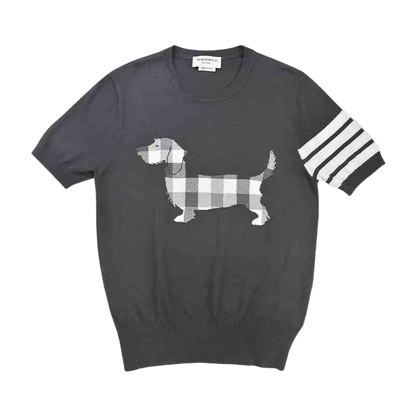 2025  puppy knitted T-shirt