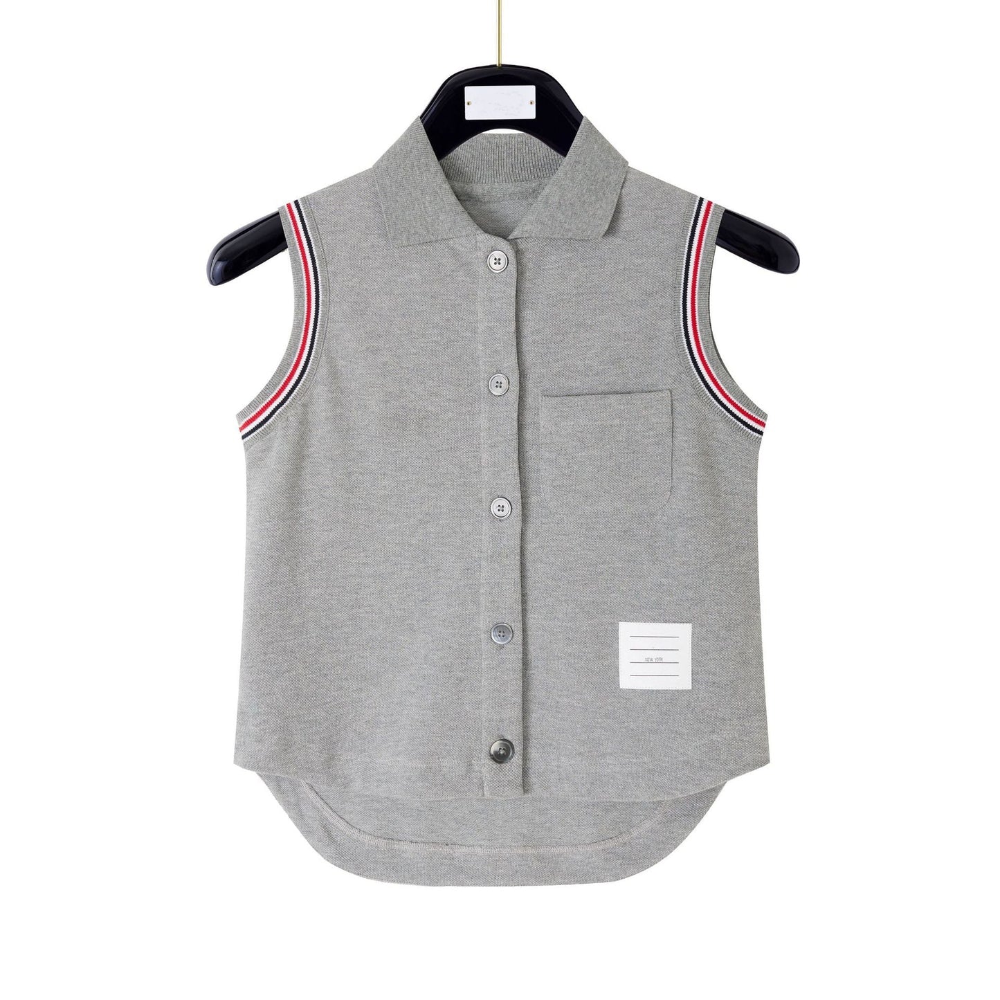 New Sleeveless Lapel Cardigan Vest