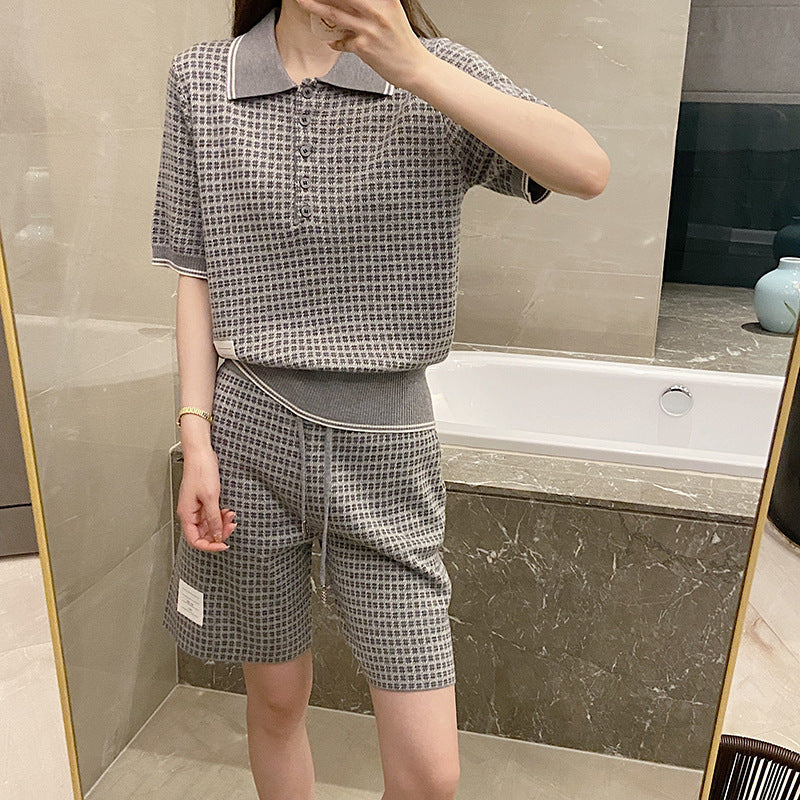 plaid T-shirt