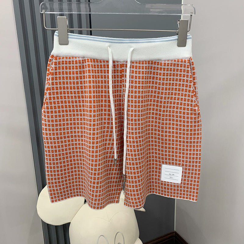 plaid T-shirt