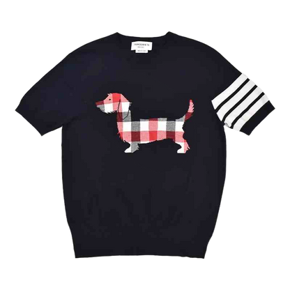 2025  puppy knitted T-shirt