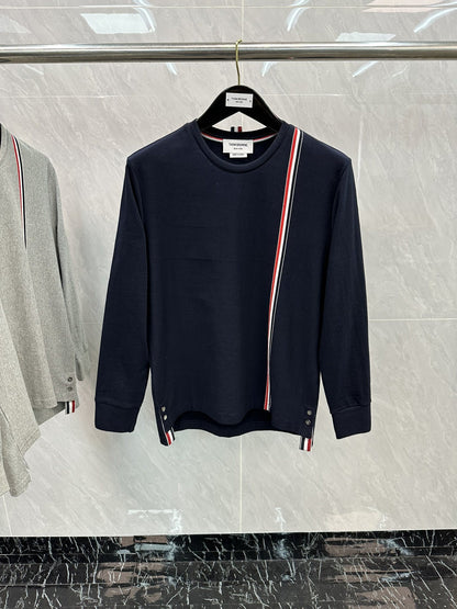 cotton long-sleeved T-shirt