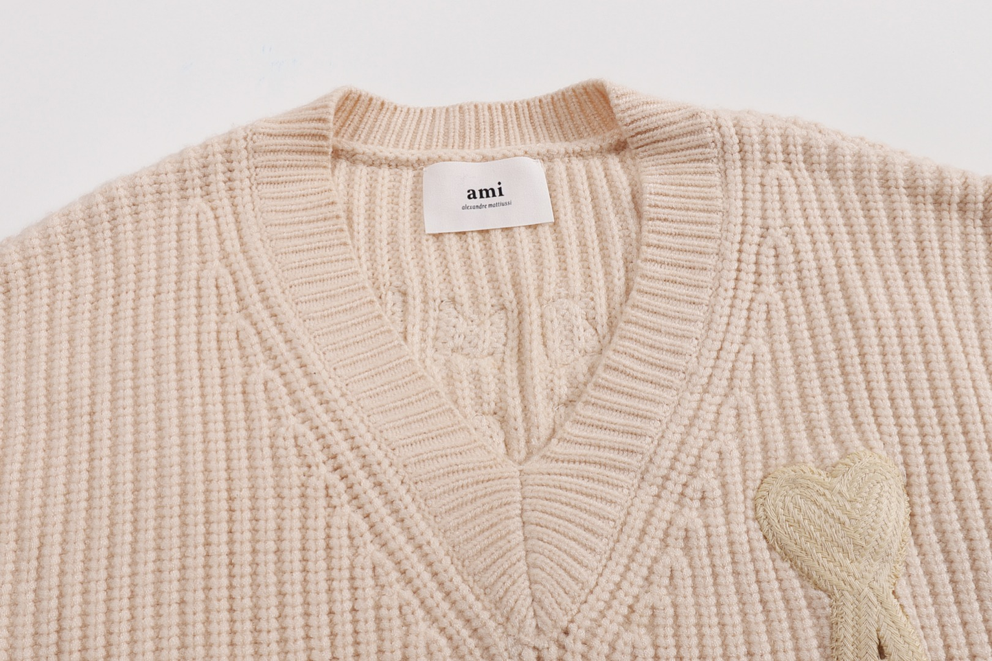 AMI  Cotton and wool sweater