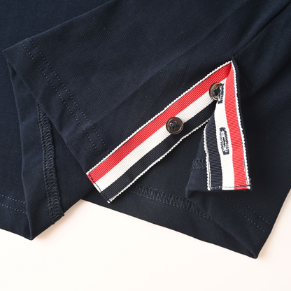 Men's T-Shirt with Puppy and Racket Embroidery