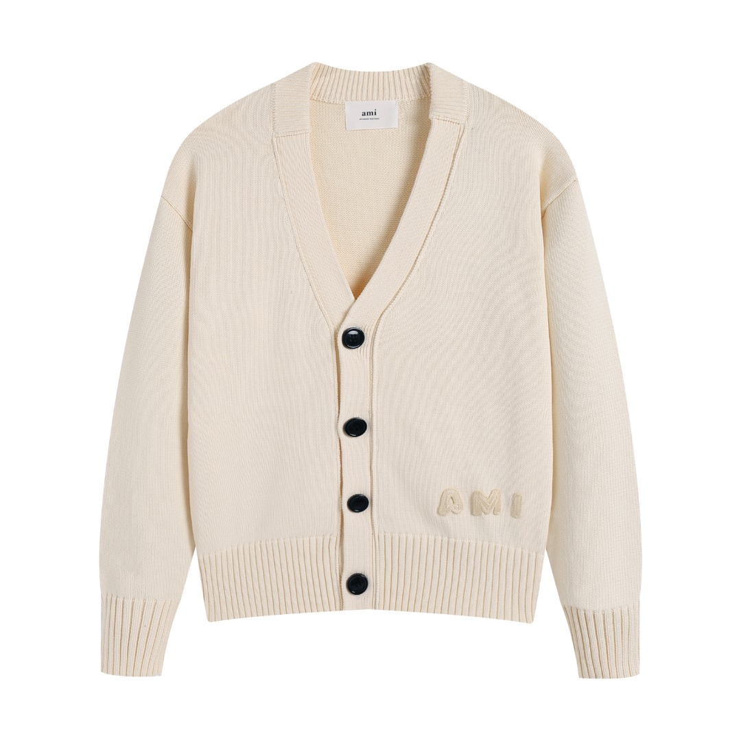 AMI  Cotton and wool sweater