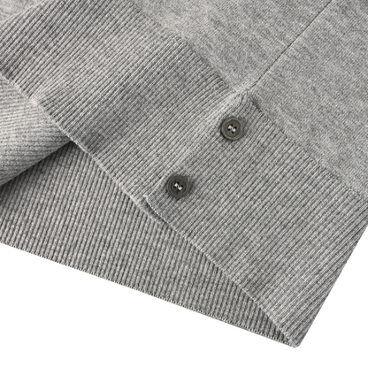 Men's Racket-Embroidered Knitted Polo Shirt