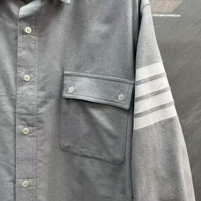 Men's Casual Oxford Shirt - 100% Cotton Button-Front Shirt