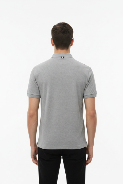 Antlered Puppy Embroidered Polo Shirt
