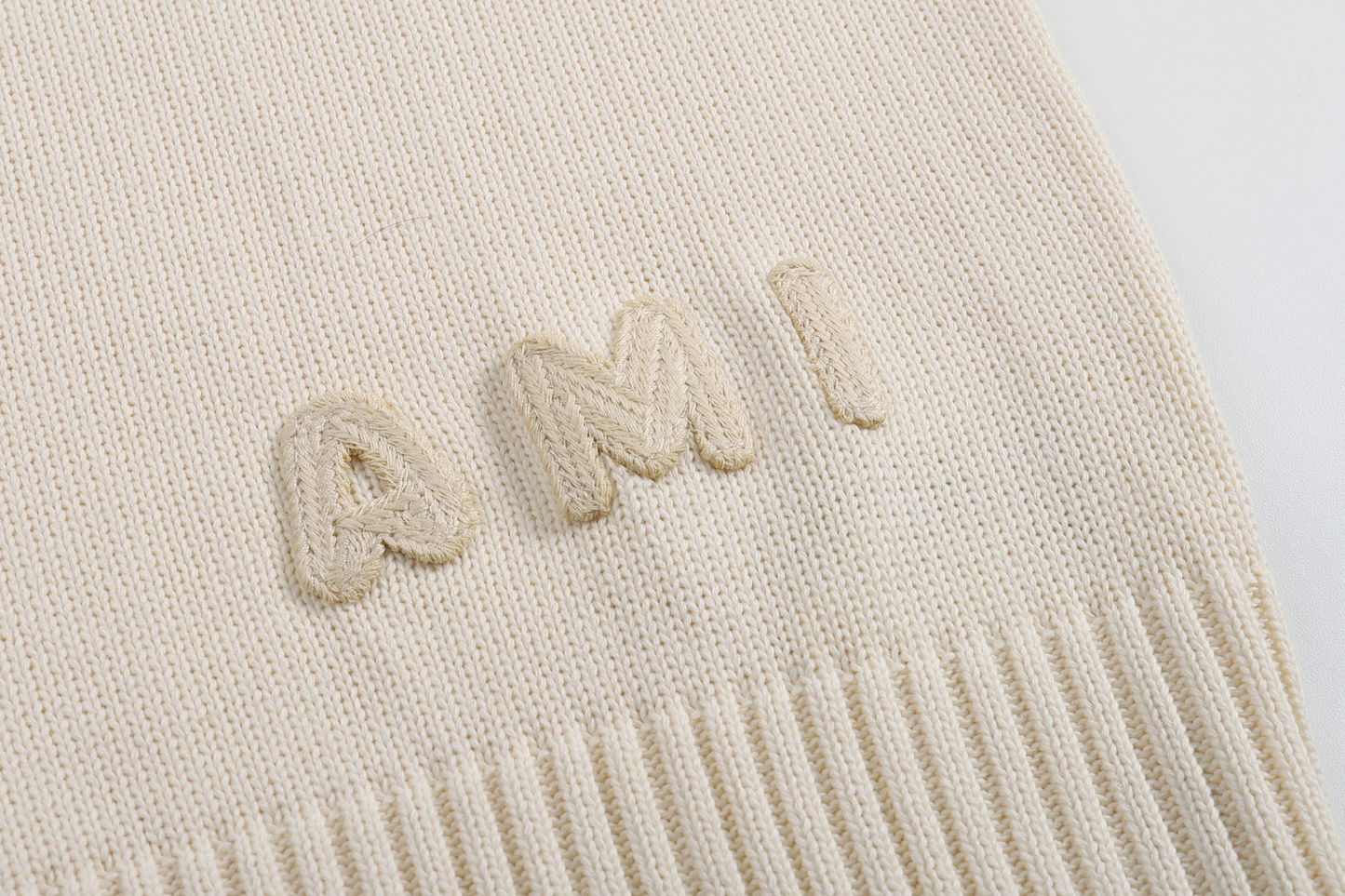 AMI  Cotton and wool sweater