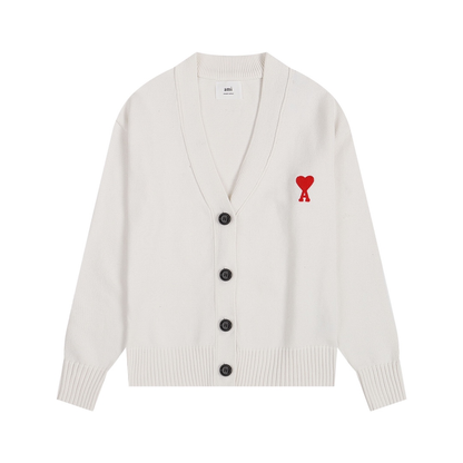AMI Cotton and wool cardigan