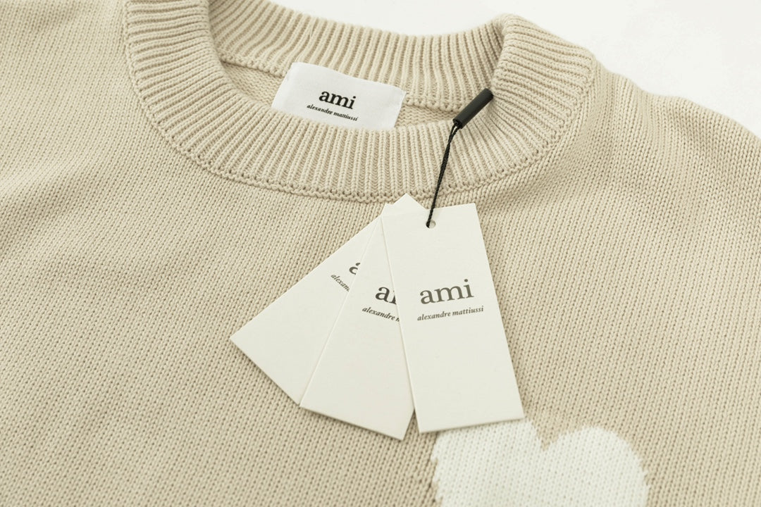 AMI  Cotton and wool sweater