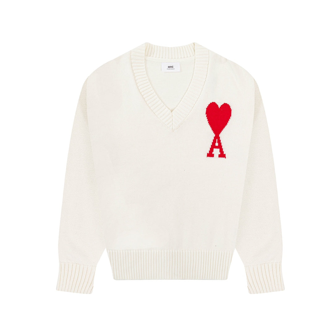 AMI  Cotton and wool sweater