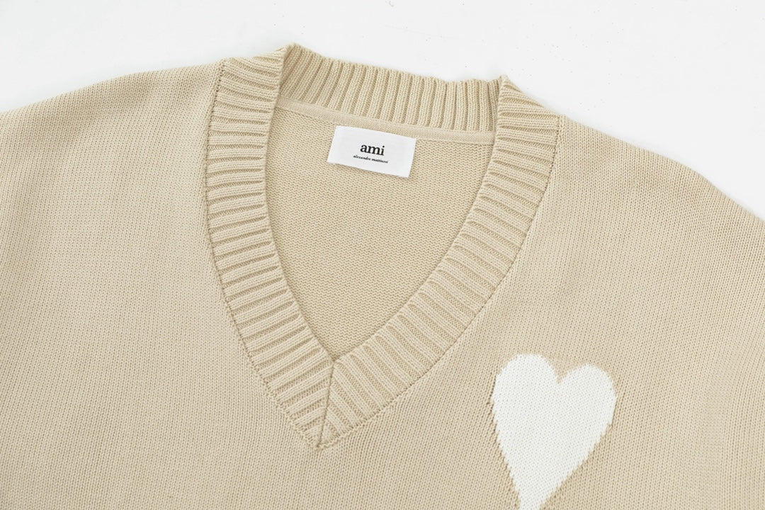AMI  Cotton and wool sweater