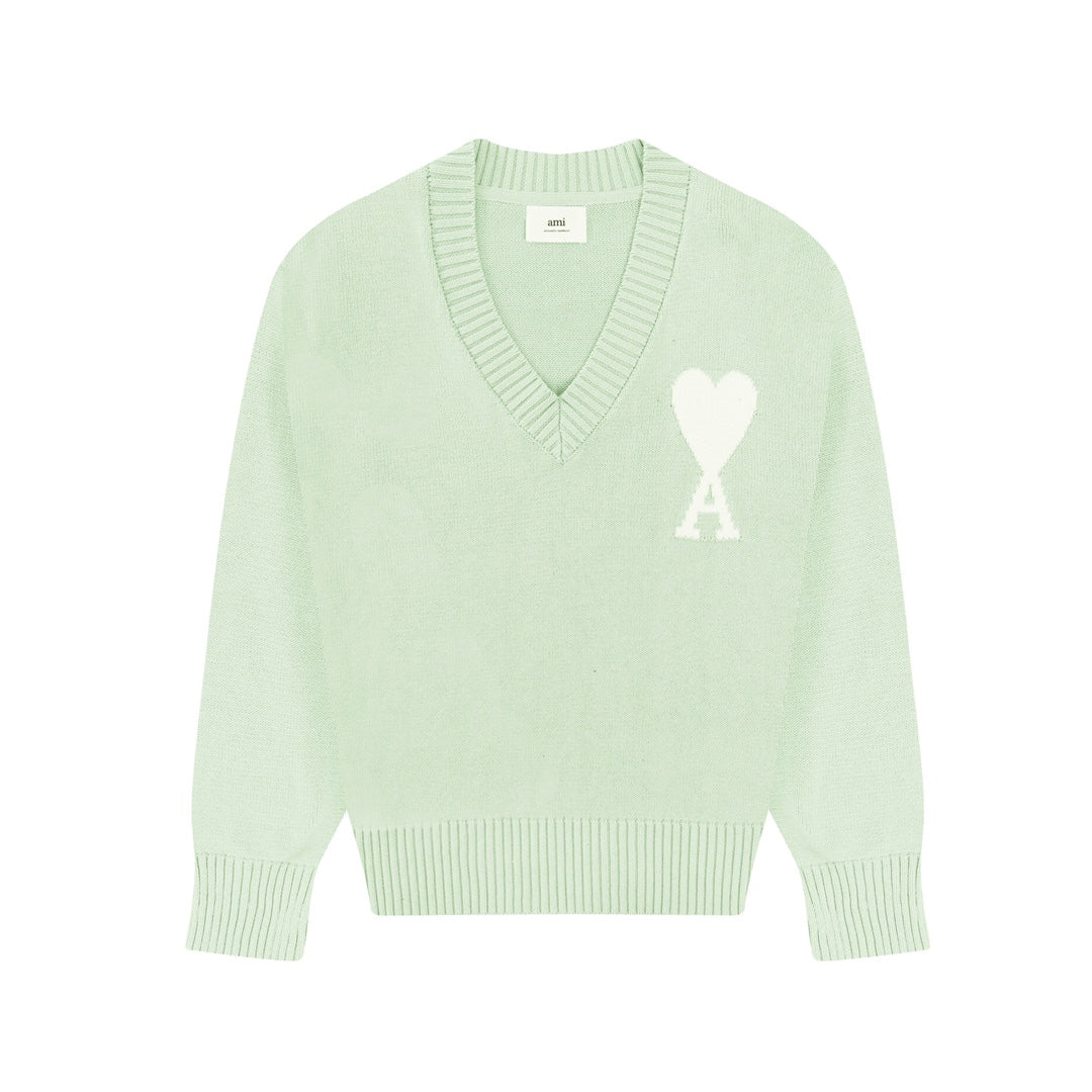 AMI  Cotton and wool sweater