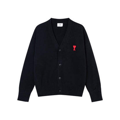 AMI  Cotton and wool cardigan