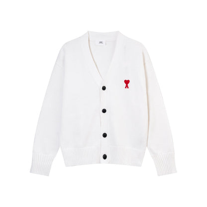 AMI  Cotton and wool cardigan