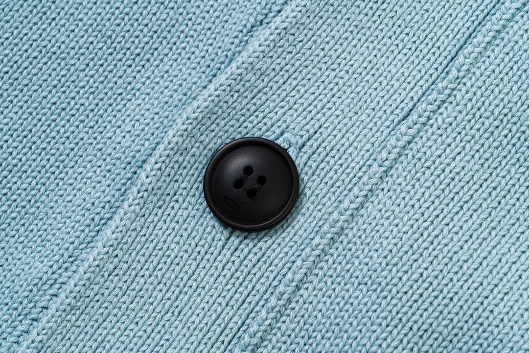 AMI  Cotton and wool cardigan