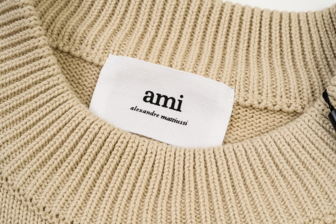 AMI  Cotton and wool sweater