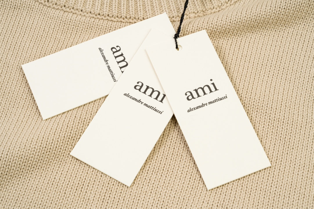 AMI  Cotton and wool sweater