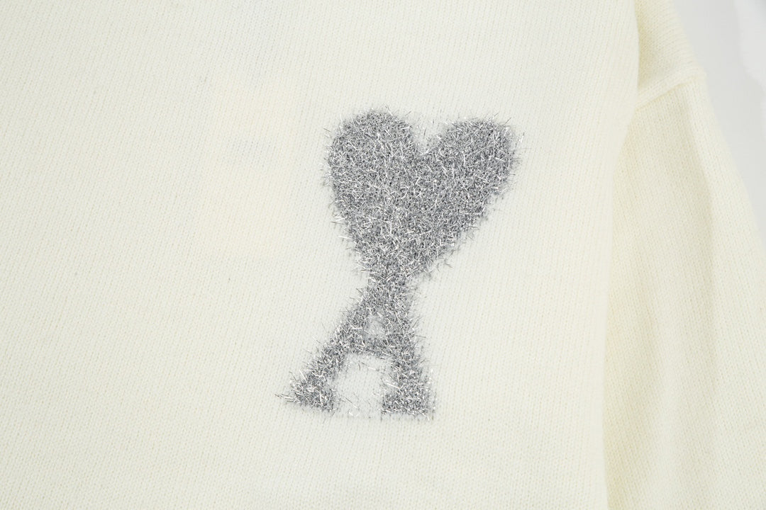AMI  Cotton and wool sweater