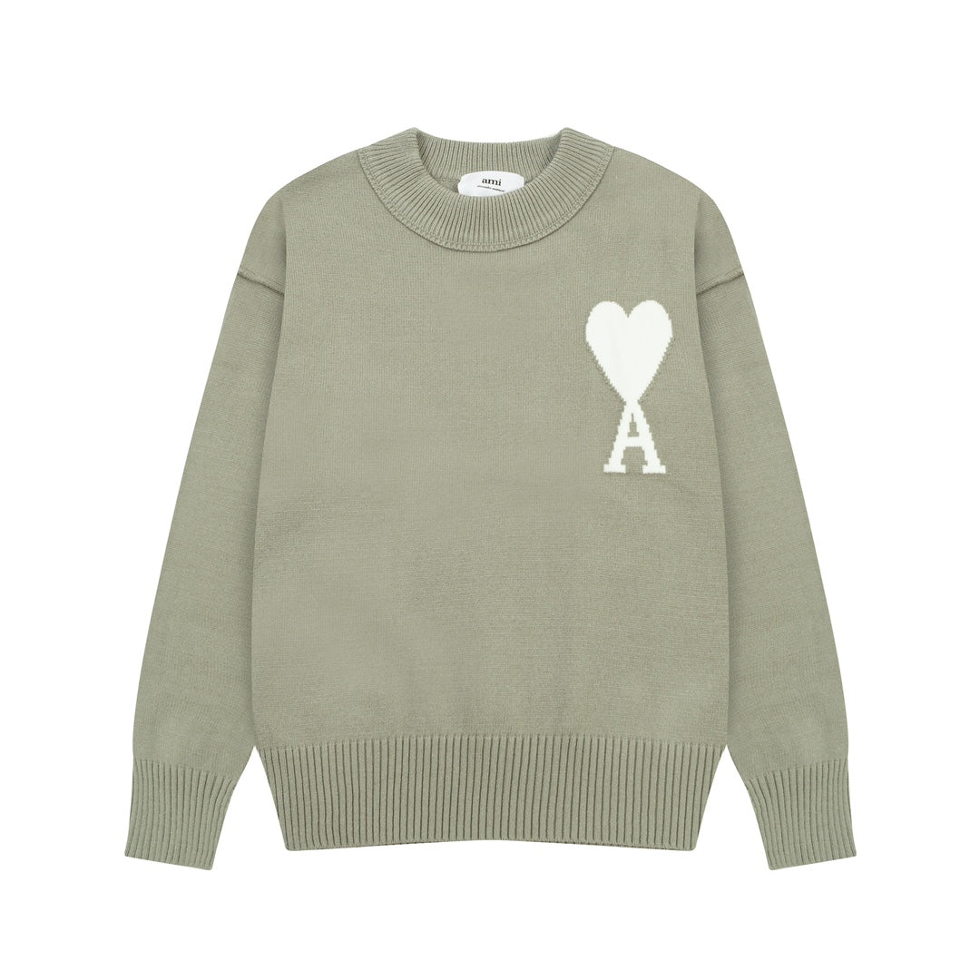 AMI  Cotton and wool sweater