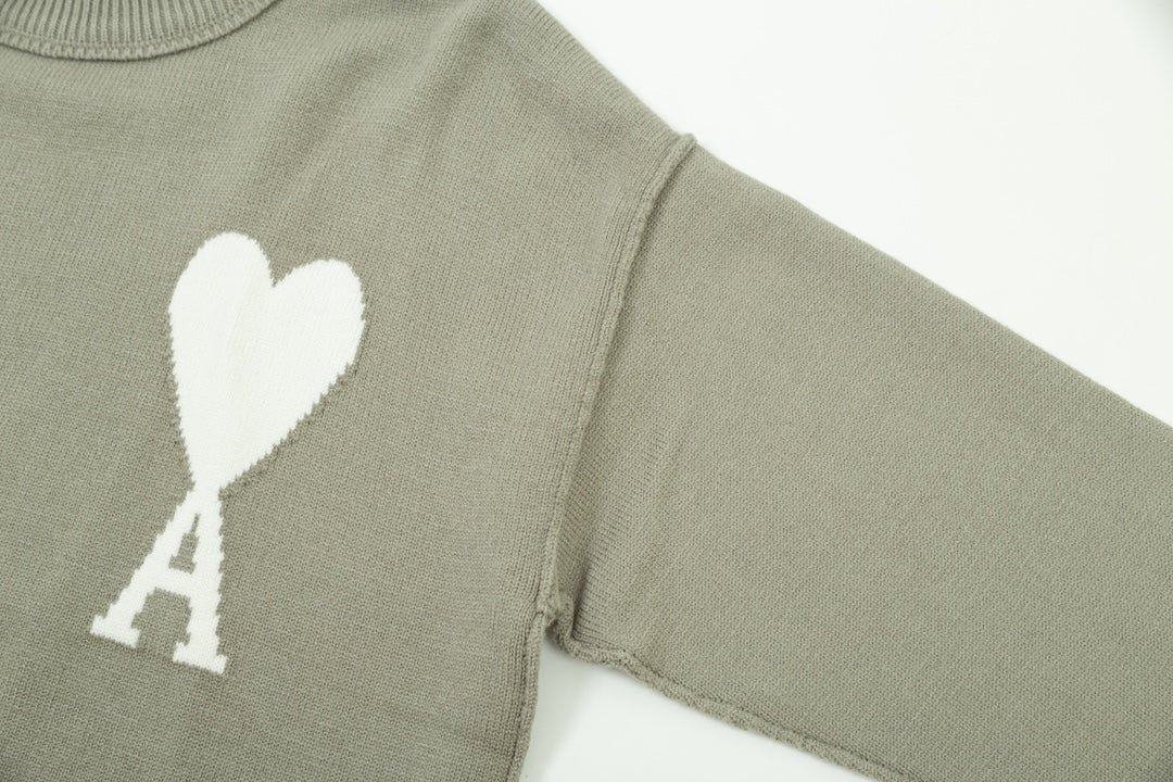 AMI  Cotton and wool sweater
