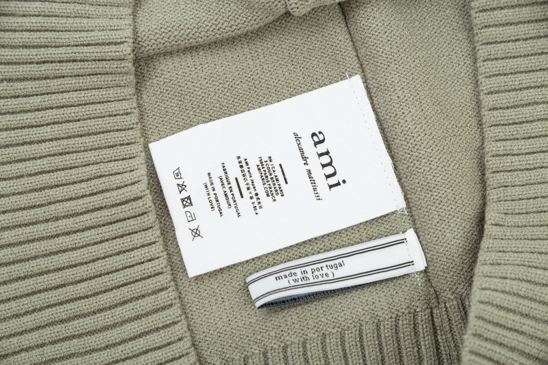 AMI  Cotton and wool sweater