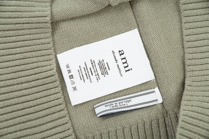 AMI  Cotton and wool sweater