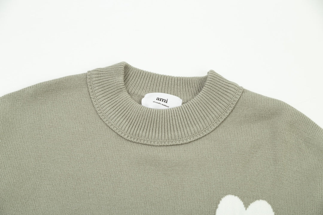 AMI  Cotton and wool sweater