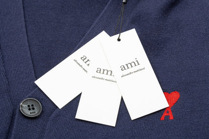 AMI Cotton and wool cardigan