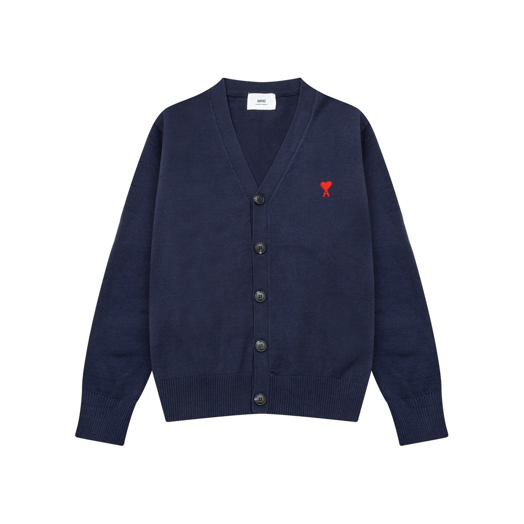 AMI Cotton and wool cardigan