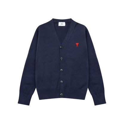 AMI Cotton and wool cardigan