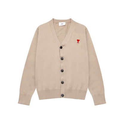 AMI Cotton and wool cardigan