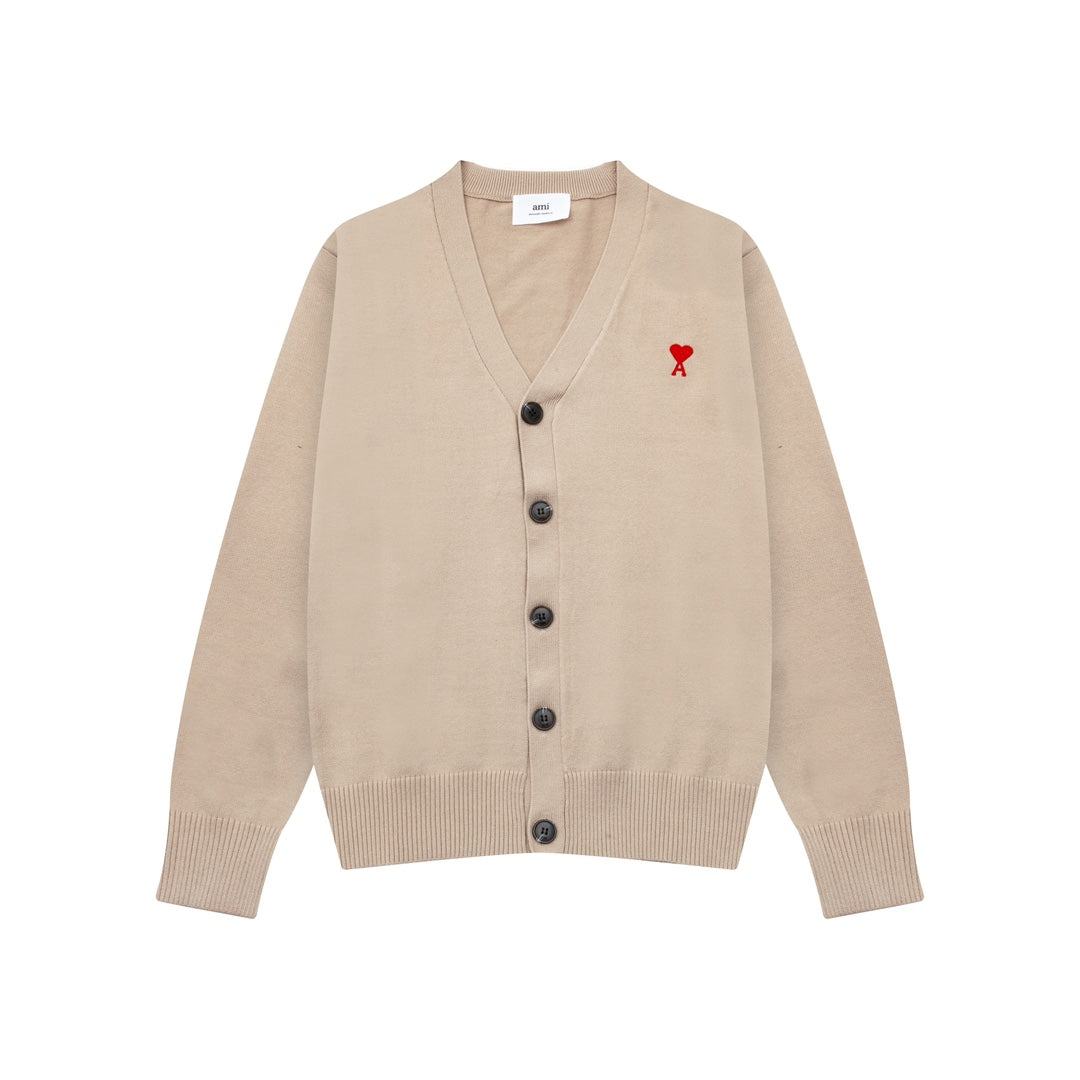 AMI Cotton and wool cardigan