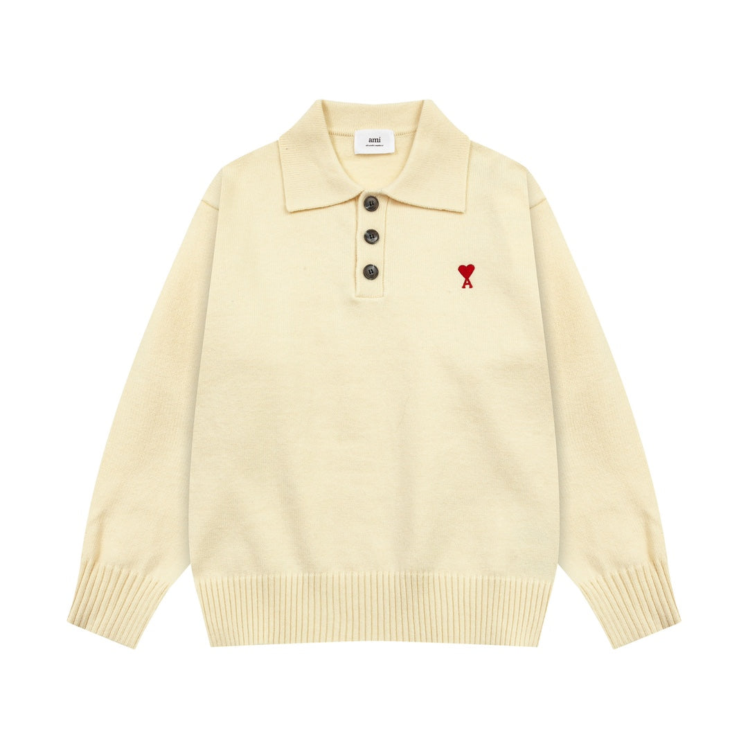 AMI  Cotton and wool sweater