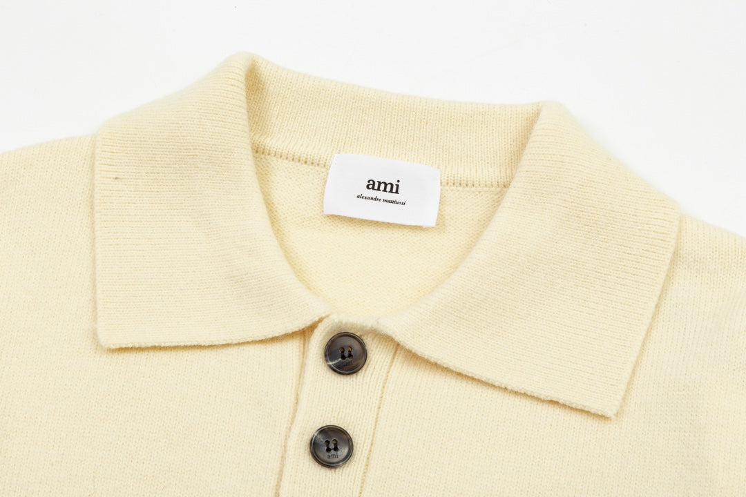 AMI  Cotton and wool sweater