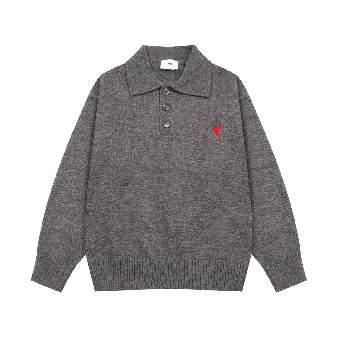 AMI  Cotton and wool sweater