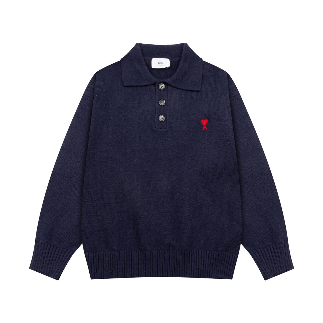 AMI  Cotton and wool sweater