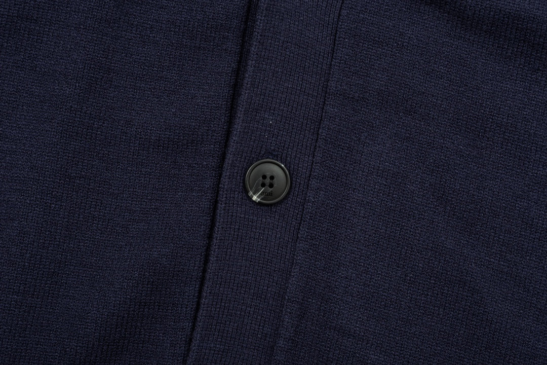 AMI  Cotton and wool cardigan