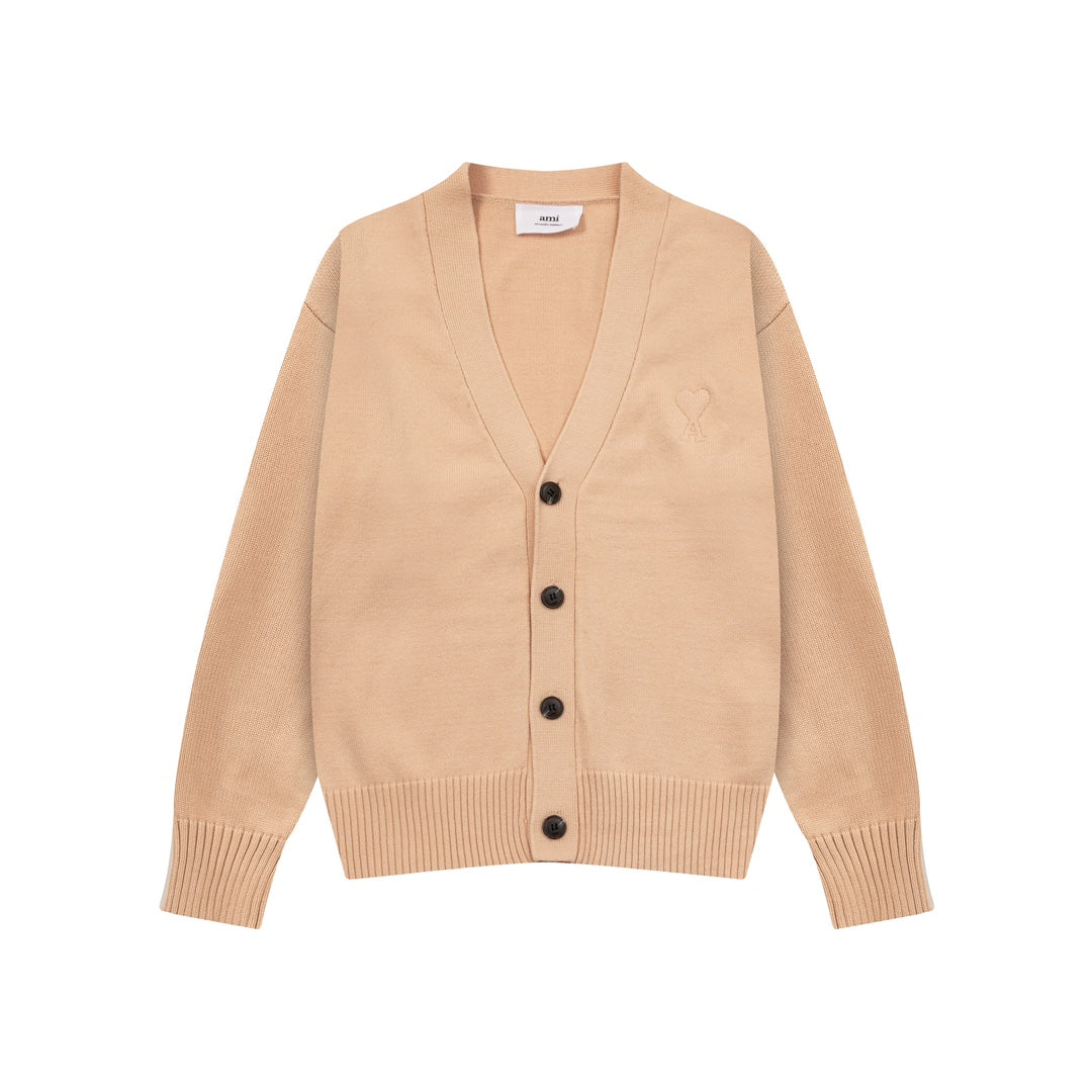 AMI  Cotton and wool cardigan