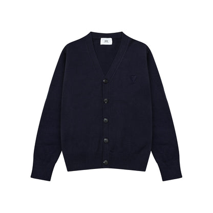 AMI  Cotton and wool cardigan