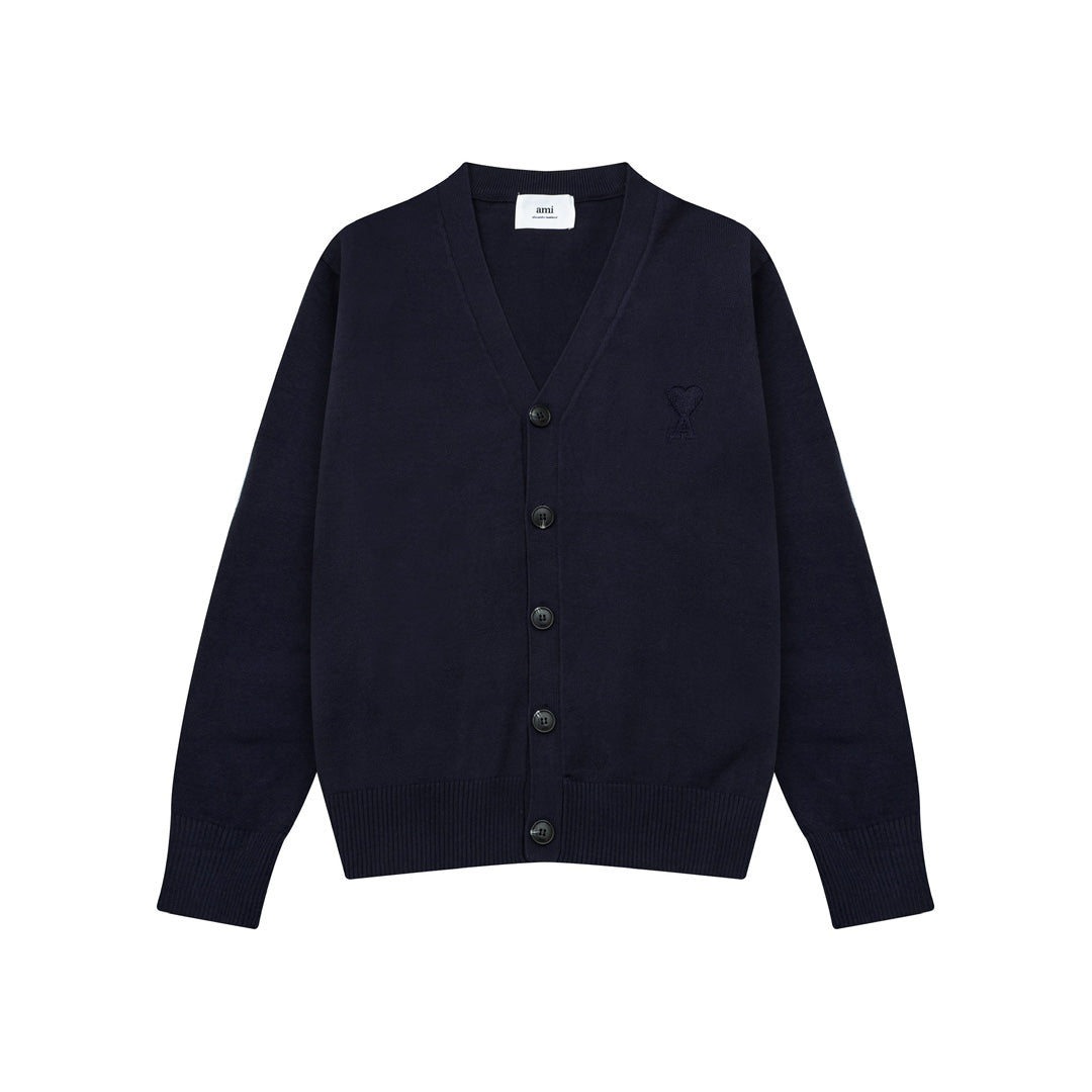AMI  Cotton and wool cardigan