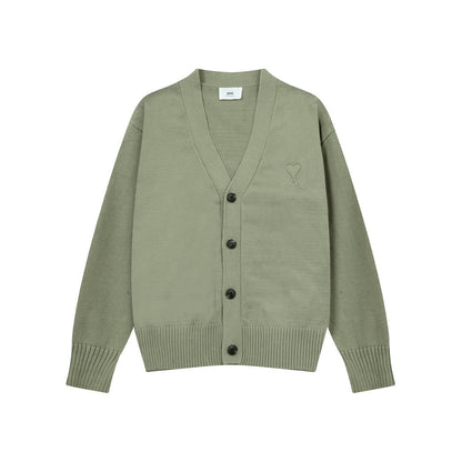 AMI  Cotton and wool cardigan