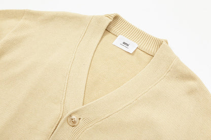 AMI  Cotton and wool cardigan